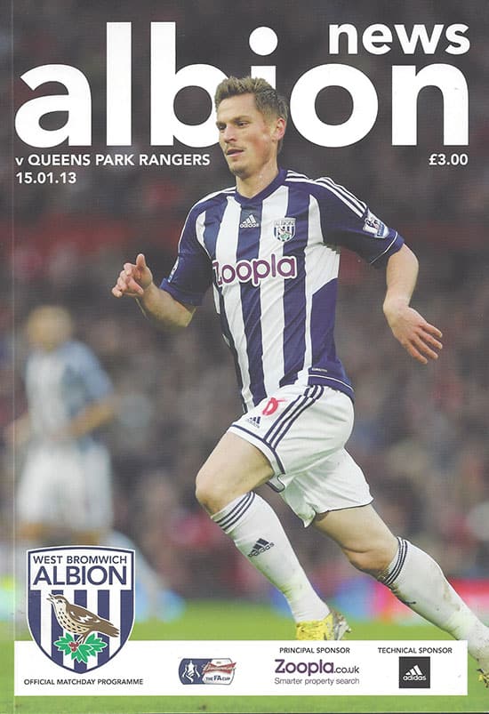 West Bromwich Albion FC  v Queens Park Rangers FC